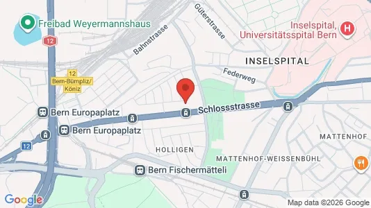 Apartments for rent i Bern-Mittelland - kort over placeringen