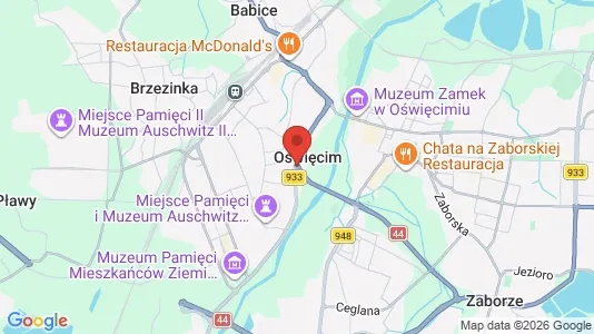 Houses for rent i Oświęcimski - kort over placeringen