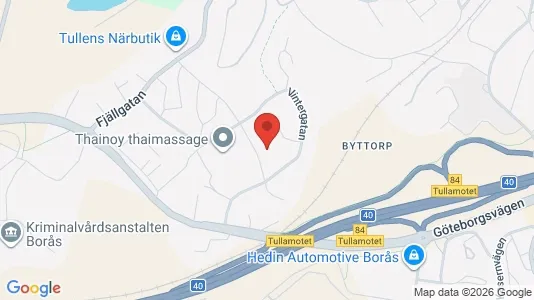 Apartments for rent i Borås - kort over placeringen