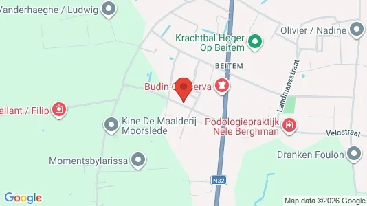 Apartments for rent i Roeselare - kort over placeringen