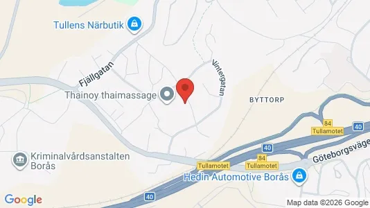 Apartments for rent i Borås - kort over placeringen
