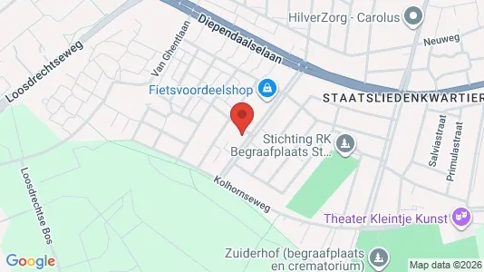 Apartments for rent i Hilversum - kort over placeringen