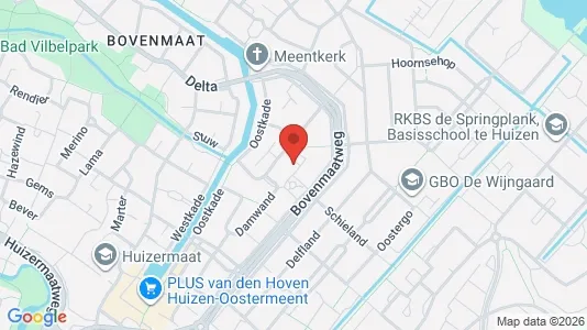 Apartments for rent i Huizen - kort over placeringen