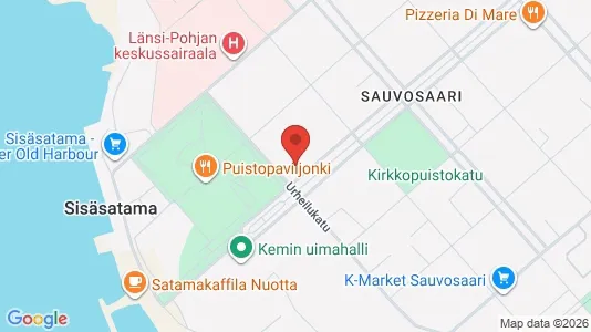 Apartments for rent i Kemi - kort over placeringen
