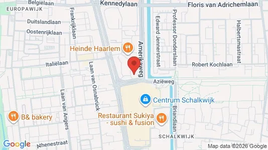 Apartments for rent i Haarlem - kort over placeringen