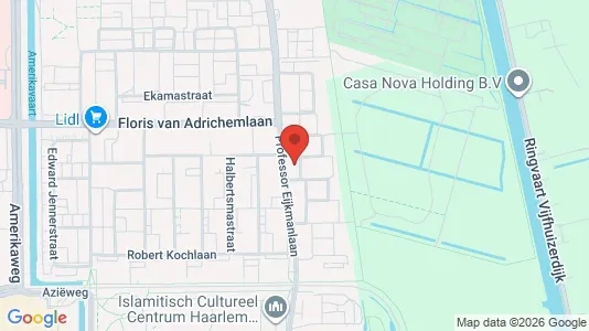 Apartments for rent i Haarlem - kort over placeringen