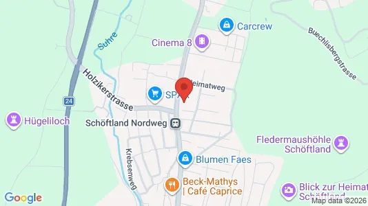 Apartments for rent i Kulm - kort over placeringen