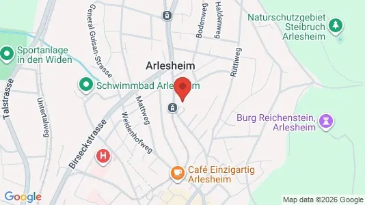 Apartments for rent i Arlesheim - kort over placeringen