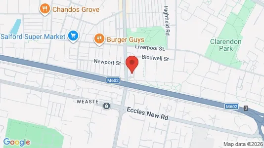 Apartments for rent i Salford - Lancashire - kort over placeringen