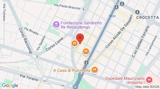 Apartments for rent i Turin - kort over placeringen