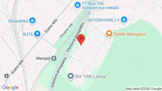 Apartments for rent i Riga Mīlgrāvis - kort over placeringen