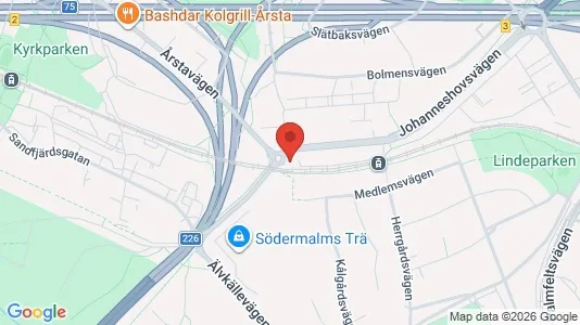 Apartments for rent i Hammarbyhamnen - kort over placeringen