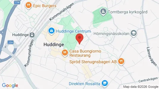 Apartments for rent i Huddinge - kort over placeringen
