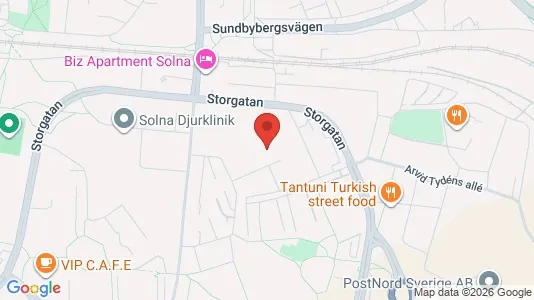 Apartments for rent i Solna - kort over placeringen