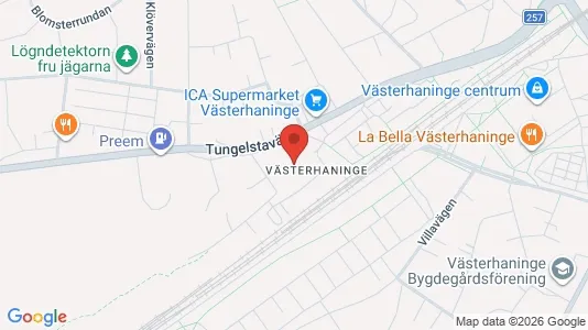 Apartments for rent i Haninge - kort over placeringen