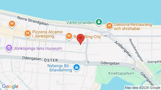 Apartments for rent i Jönköping - kort over placeringen