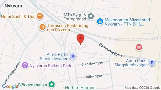 Apartments for rent i Nykvarn - kort over placeringen