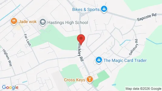Apartments for rent i Hinckley - Leicestershire - kort over placeringen