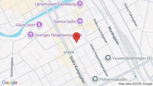 Apartments for rent i Gävle - kort over placeringen