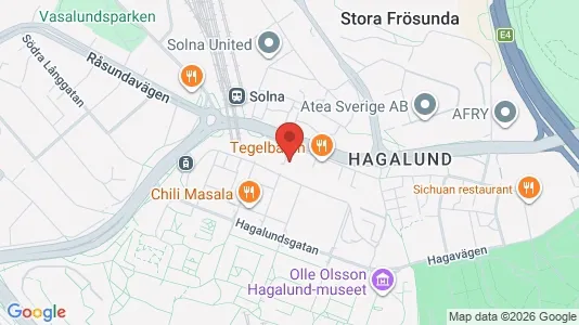 Apartments for rent i Solna - kort over placeringen