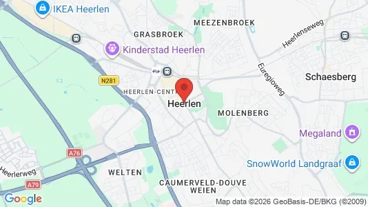 Apartments for rent i Heerlen - kort over placeringen