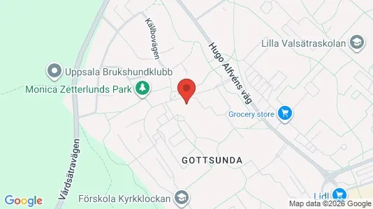 Apartments for rent i Uppsala - kort over placeringen