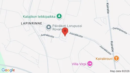 Apartments for rent i Rovaniemi - kort over placeringen