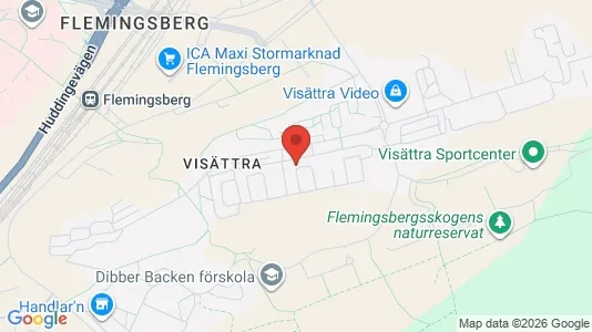 Apartments for rent i Huddinge - kort over placeringen