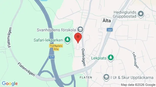 Apartments for rent i Nacka - kort over placeringen
