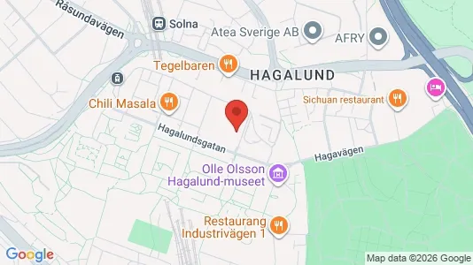 Apartments for rent i Solna - kort over placeringen