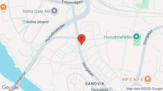 Apartments for rent i Solna - kort over placeringen