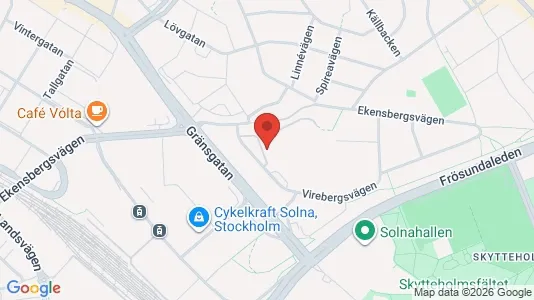 Apartments for rent i Solna - kort over placeringen