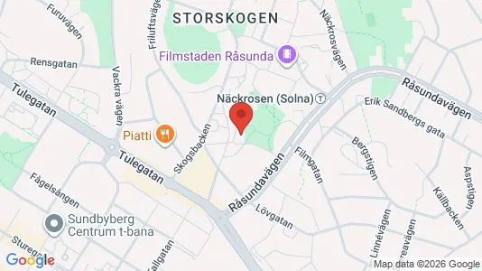Apartments for rent i Solna - kort over placeringen