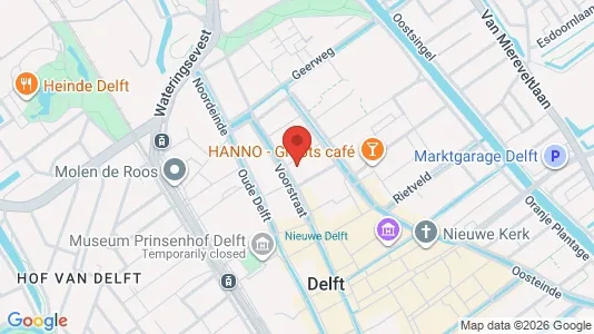 Apartments for rent i Delft - kort over placeringen