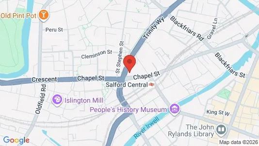Apartments for rent i Manchester - Lancashire - kort over placeringen