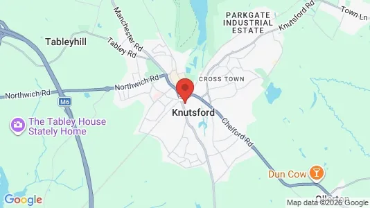 Houses for rent i Knutsford - Cheshire - kort over placeringen
