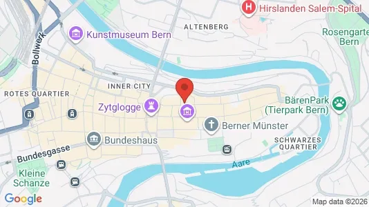 Apartments for rent i Bern-Mittelland - kort over placeringen