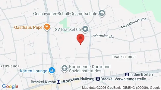 Apartments for rent i Dortmund - kort over placeringen