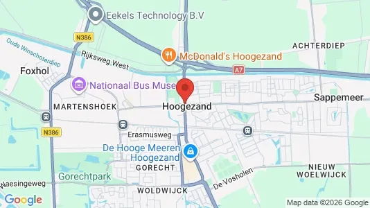 Houses for rent i Hoogezand-Sappemeer - kort over placeringen