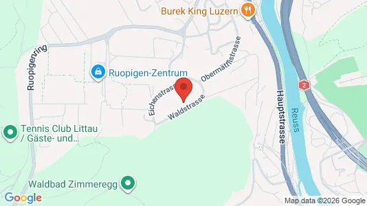 Apartments for rent i Luzern-Stadt - kort over placeringen