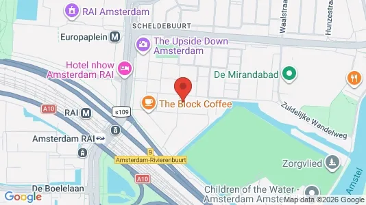 Apartments for rent i Amsterdam Zuideramstel - kort over placeringen