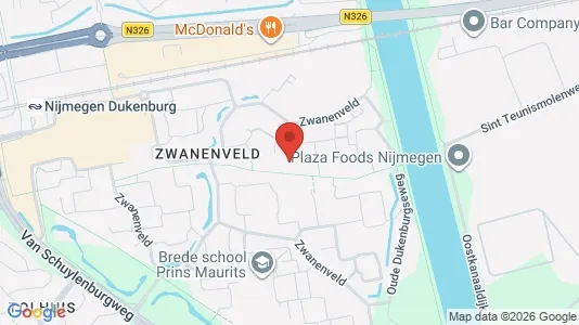 Apartments for rent i Nijmegen - kort over placeringen
