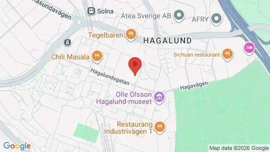 Apartments for rent i Solna - kort over placeringen