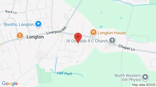Apartments for rent i Preston - Lancashire - kort over placeringen