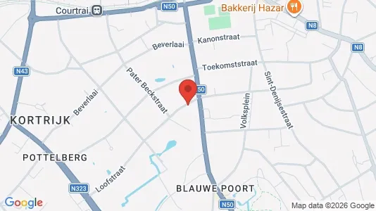 Apartments for rent i Kortrijk - kort over placeringen