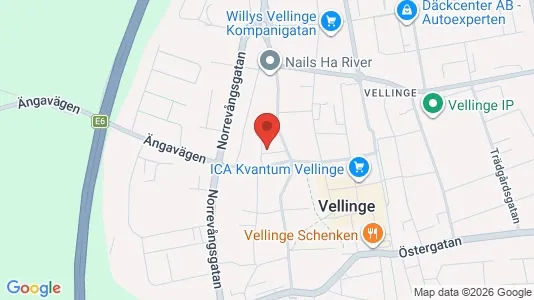 Apartments for rent i Vellinge - kort over placeringen