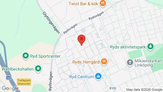 Apartments for rent i Linköping - kort over placeringen