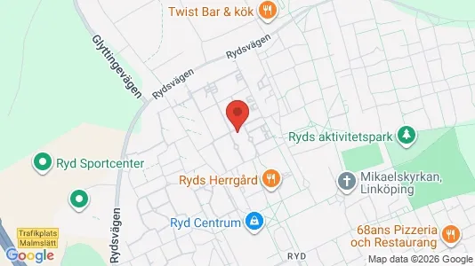 Apartments for rent i Linköping - kort over placeringen