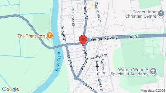 Apartments for rent i Gainsborough - Lincolnshire - kort over placeringen