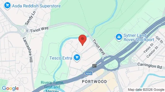 Apartments for rent i Stockport - Cheshire - kort over placeringen